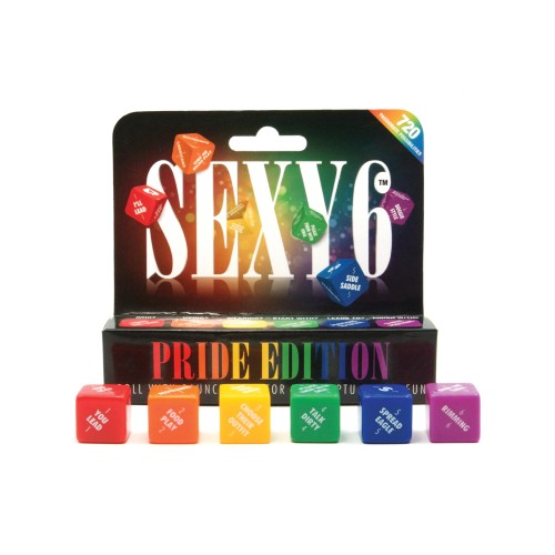 Juego de Dados Sexy 6 Edición Orgullo Diversión