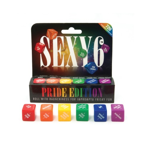 Juego de Dados Sexy 6 Edición Orgullo Diversión