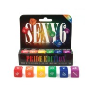 Juego de Dados Sexy 6 Edición Orgullo Diversión