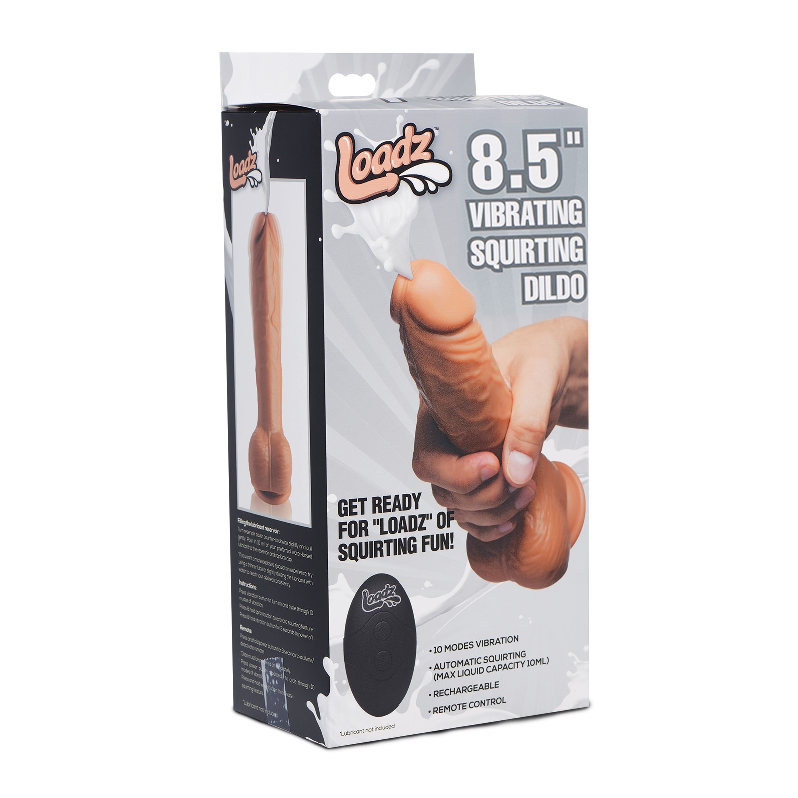 Loadz Squirting Vibrating Dildo Medium