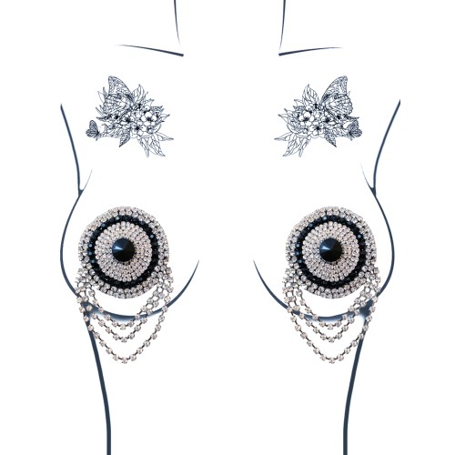 Neva Nude Burlesque Jewel Pasties Crystal