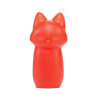 Blush Temptasia Fox Drip Candle - Red