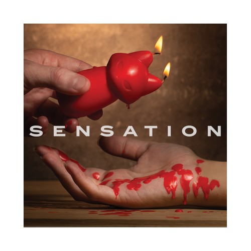 Blush Temptasia Fox Drip Candle - Red