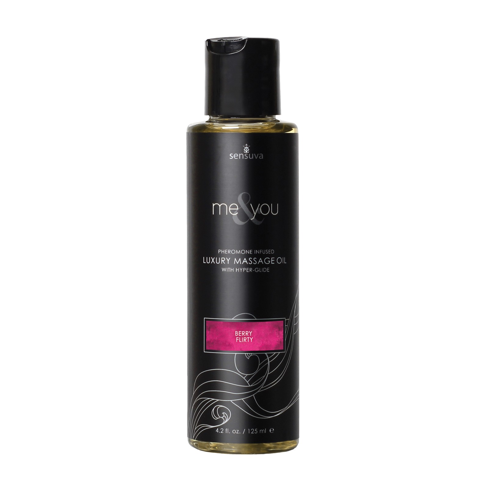 Sensuva Me & You Massage Oil - 4.2 oz Berry Flirty