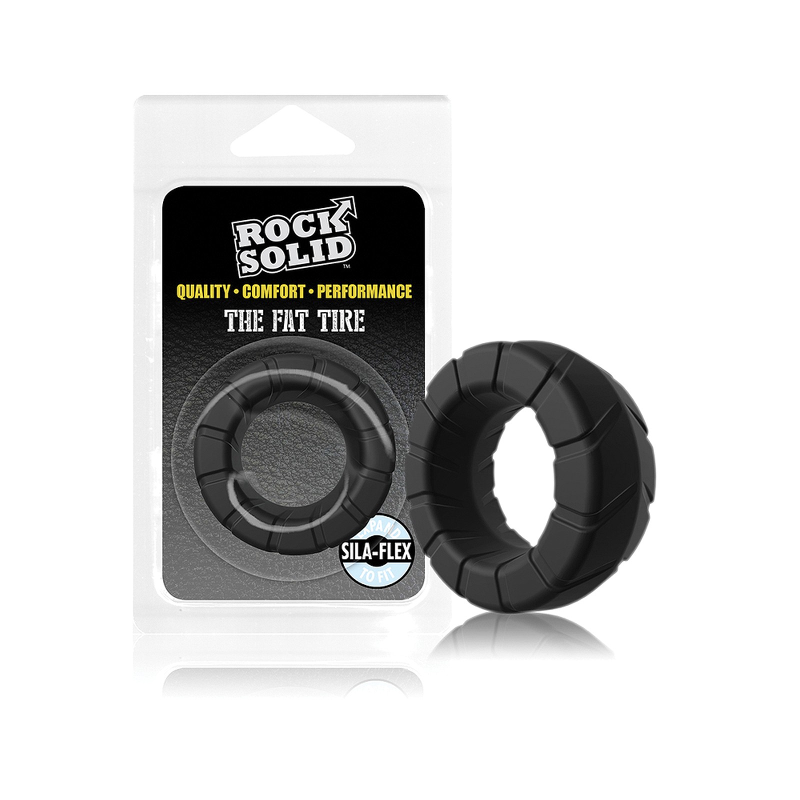 Anillo Rock Solid Fat Tire - Negro