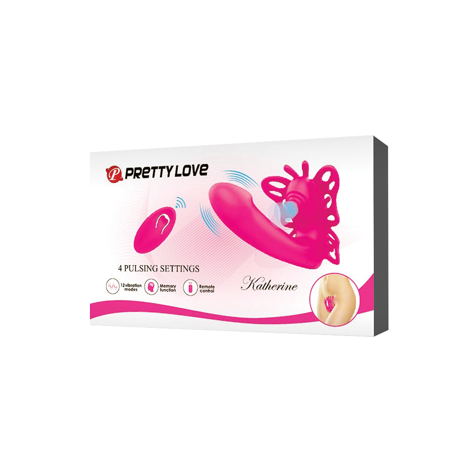 Pretty Love Katherine Wearable Butterfly Vibrator with 12 Modes