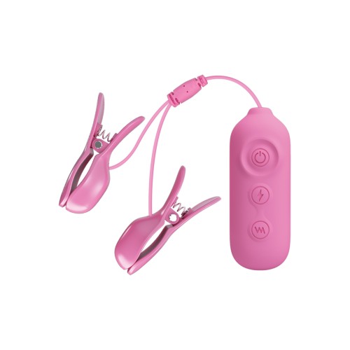 Pinzas Vibrantes y Estimulantes Pretty Love Romantic Wave II - Rosa