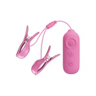 Pinzas Vibrantes y Estimulantes Pretty Love Romantic Wave II - Rosa