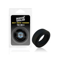 Rock Solid Big O Ring for Enhanced Pleasure - Black