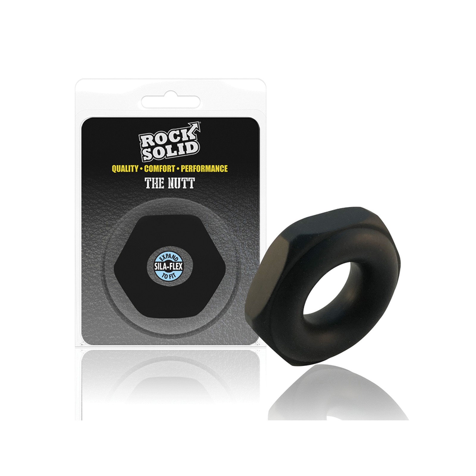 Rock Solid The Nutt Ring Black