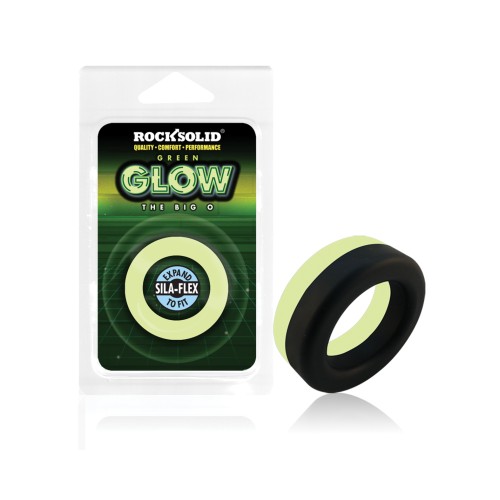 Rock Solid Glow in the Dark O Ring - Black/Green