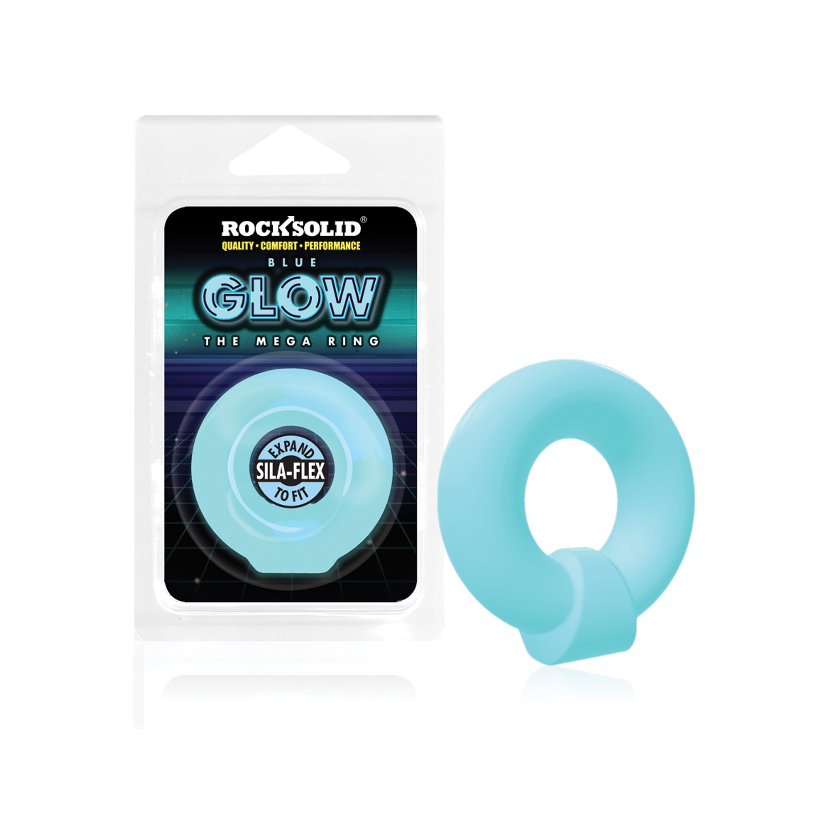 Rock Solid Glow in the Dark Mega Ring