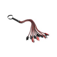 Flogger Trenzado Saffron - Rojo/Negro