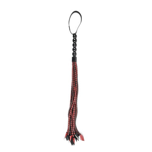 Flogger Trenzado Saffron - Rojo/Negro