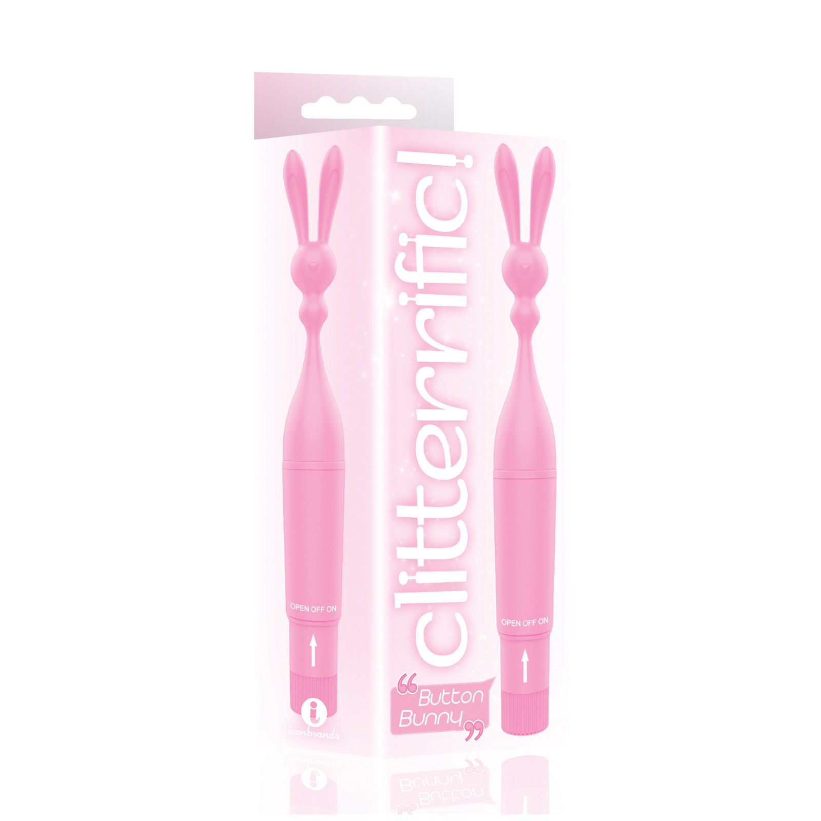 El 9's Clitterific! Botón Bunny - Rosa Vibrador Potente