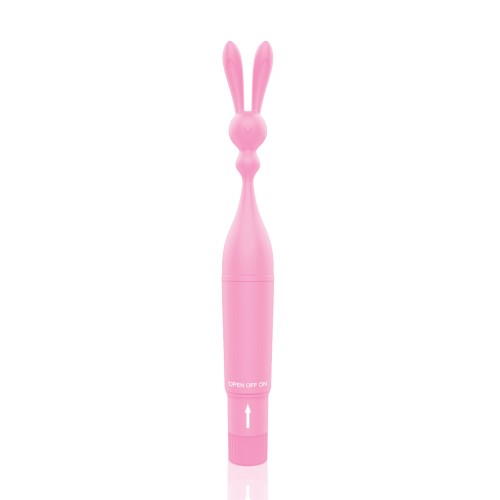 El 9's Clitterific! Botón Bunny - Rosa Vibrador Potente