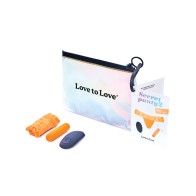 Vibrador Panty Secreto Love to Love 2 - Naranja Neón