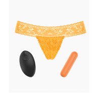 Love to Love Secret Panty Vibe 2 - Neon Orange