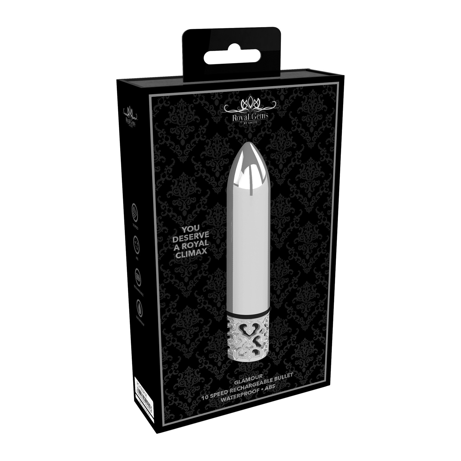 Bala Recargable Glamour Shots Royal Gem - Vibrador Elegante