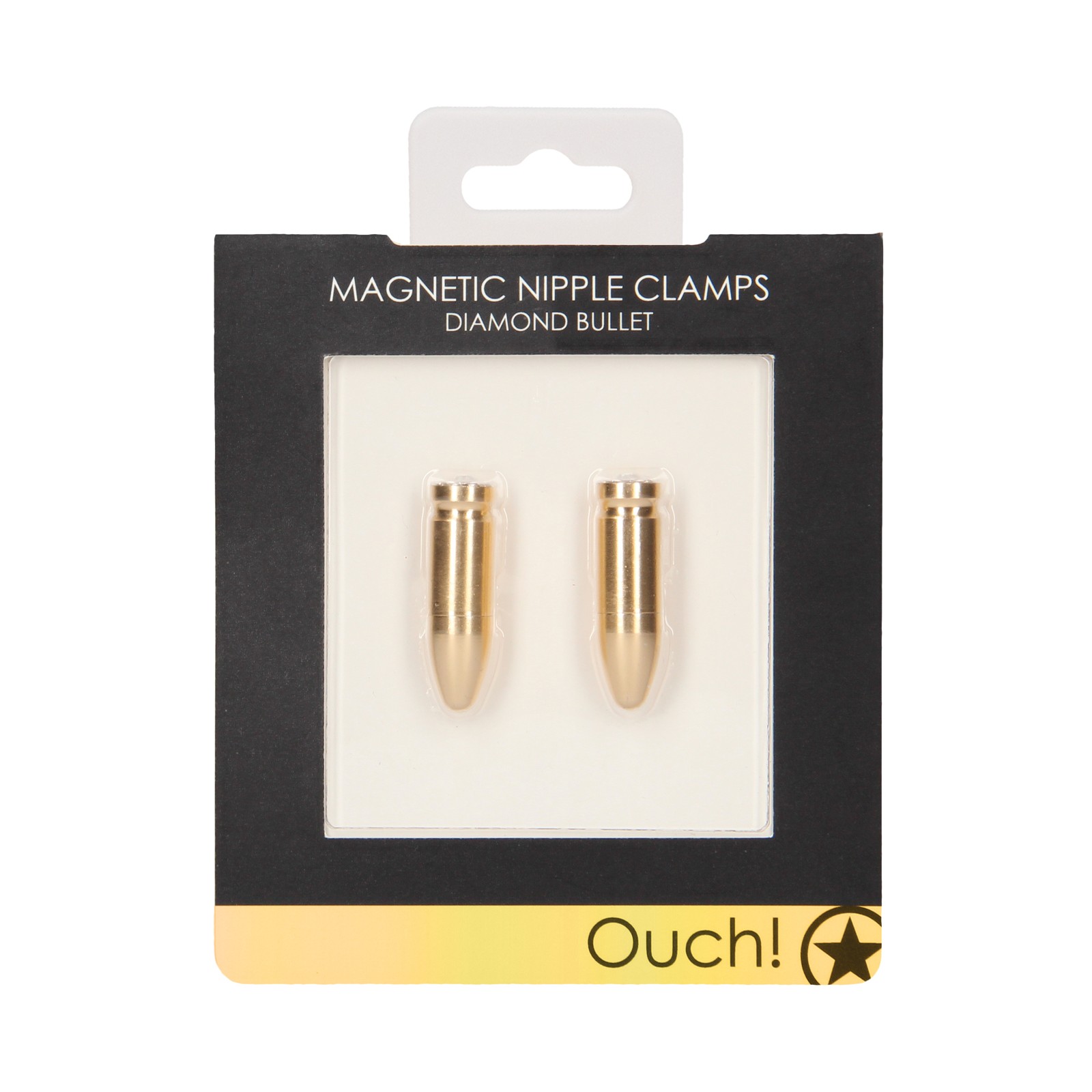 Shots Ouch Magnetic Nipple Clamps Gold