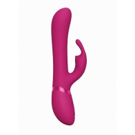 Shots Vive Chou G-Spot Rabbit w/Interchangeable Clitoral Attachments - Pink