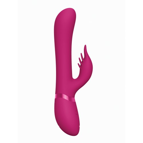 Shots Vive Chou G-Spot Rabbit w/Interchangeable Clitoral Attachments - Pink