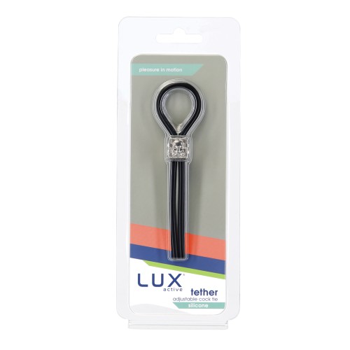 Shop Lux Active Tether Adjustable Cock Tie - Black