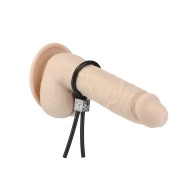 Shop Lux Active Tether Adjustable Cock Tie - Black