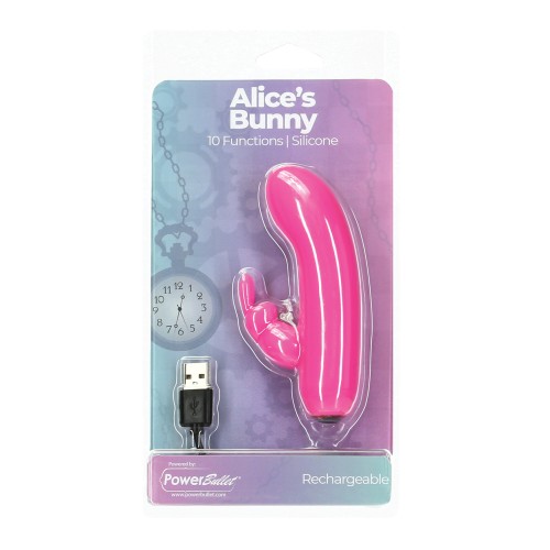 Alice's Bunny Rechargeable Bullet with Rabbit Sleeve