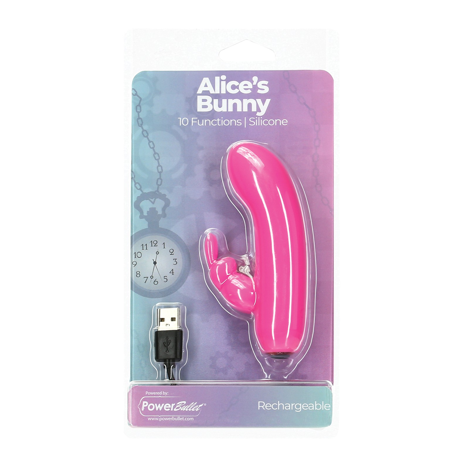 Alice's Bunny Rechargeable Bullet with Rabbit Sleeve