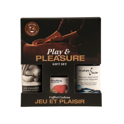 Earthly Body Play and Pleasure Gift Set for Sensual Experiences