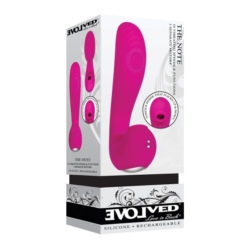 Evolved The Note Vibrador Golpeador y Lingüista para Placer Supremo