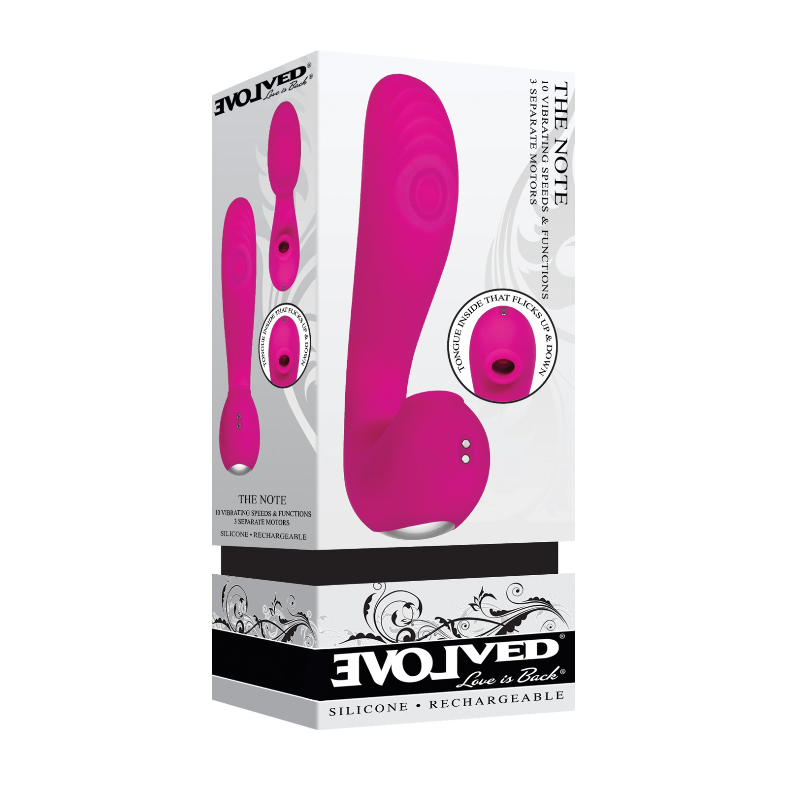 Evolved The Note Vibrador Golpeador y Lingüista para Placer Supremo