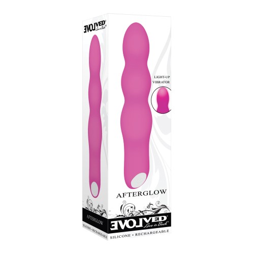 Evolved Afterglow Light Up Vibrator Pink - Illuminate Your Pleasure