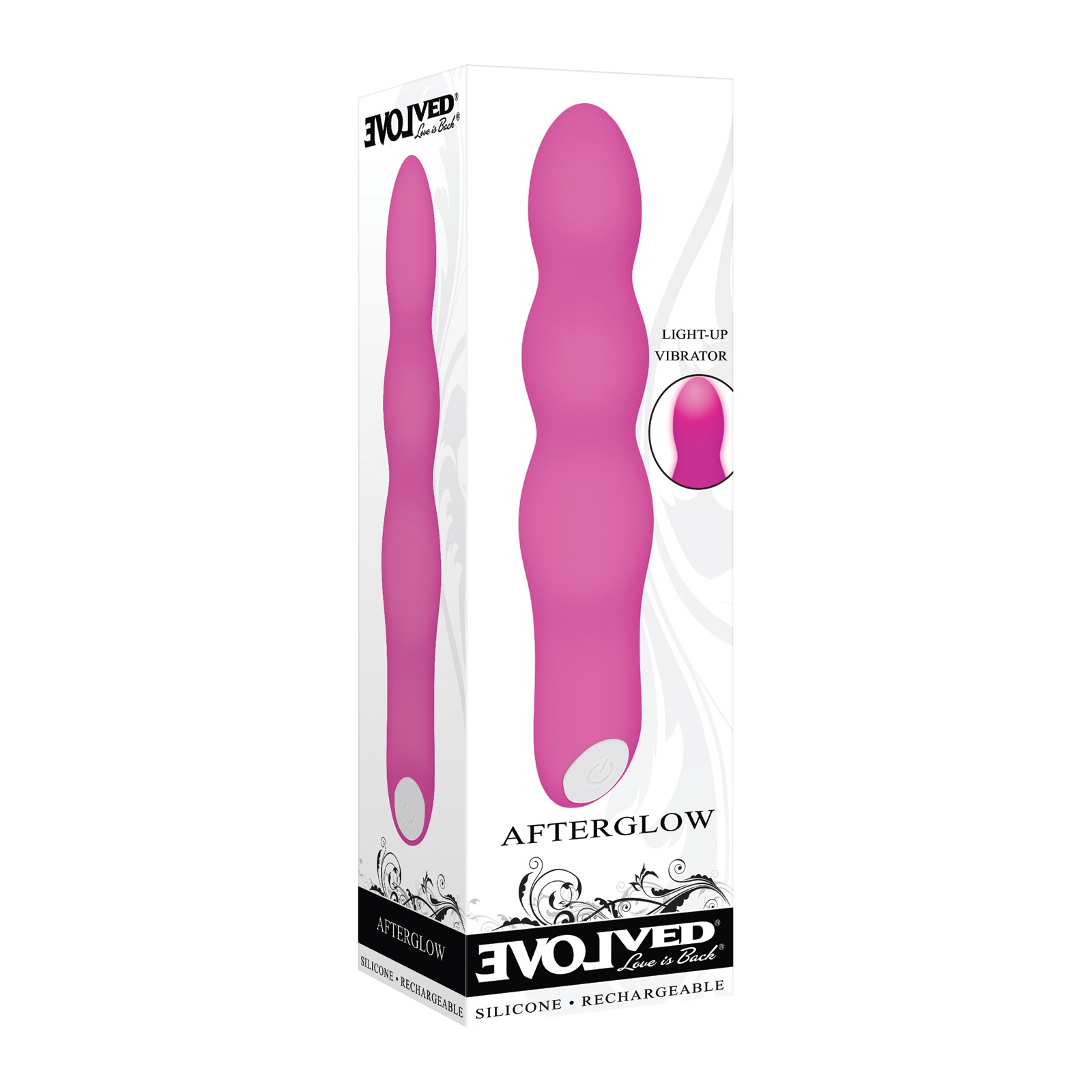 Evolved Afterglow Light Up Vibrator Pink - Illuminate Your Pleasure