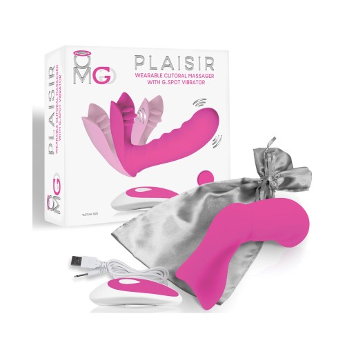 OMG Plaisir Wearable Clitoral Massager Pink