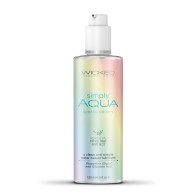 Lubricante Wicked Sensual Care Simply Aqua 4 oz