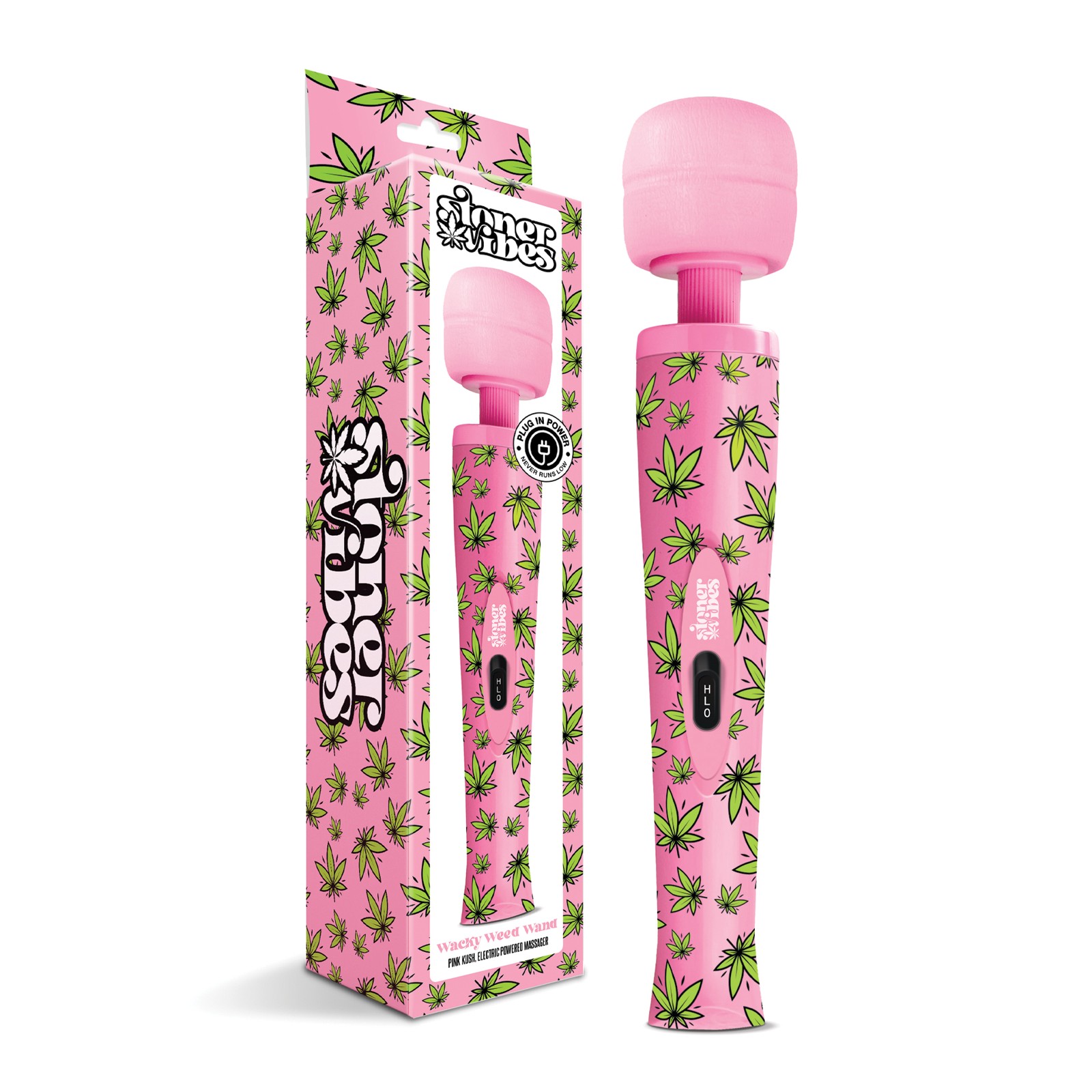 Stoner Vibes Wacky Weed Wand Massager