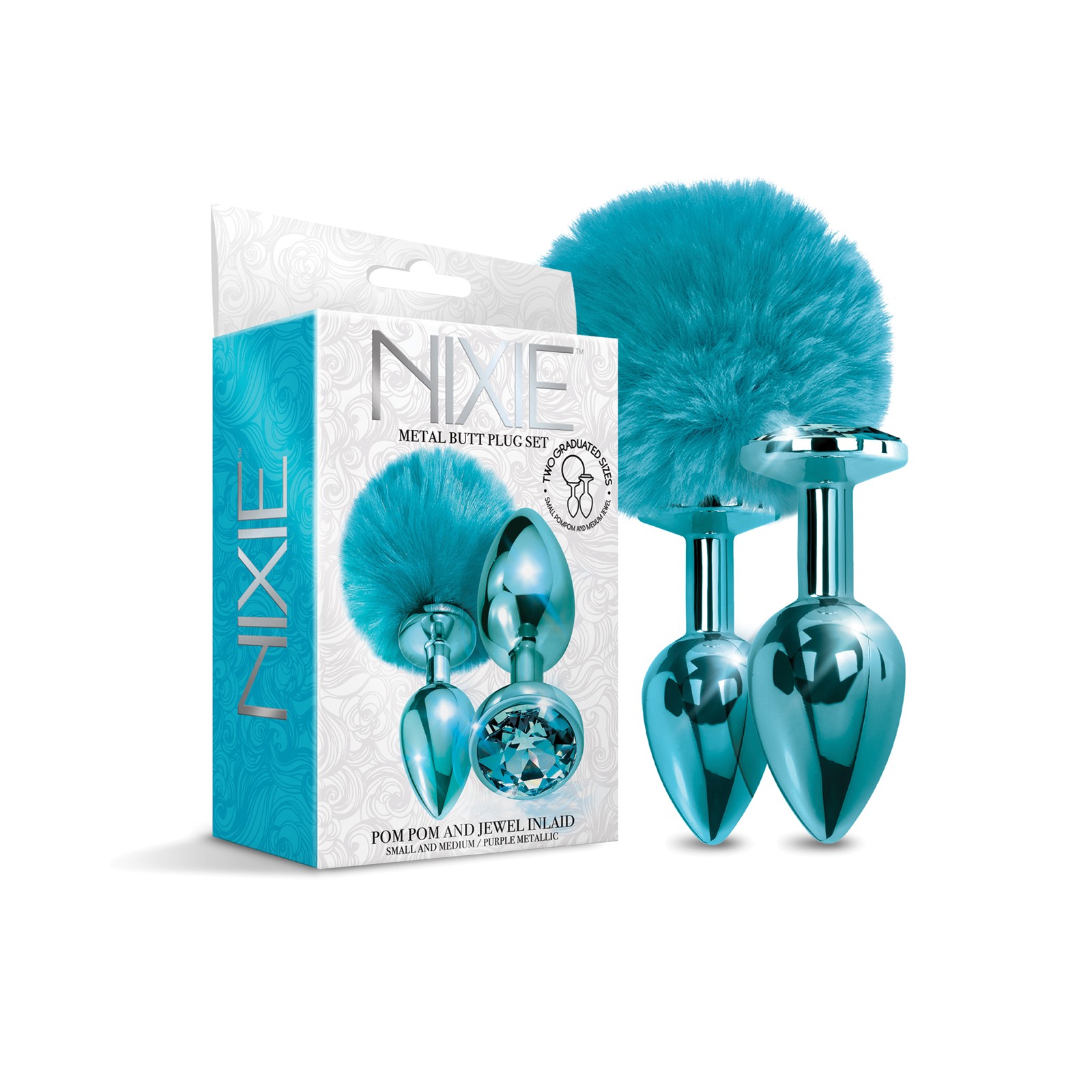 Set de Plug Anal de Metal Nixie