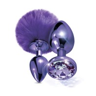 Nixie Metal Butt Plug Set - Purple Metallic for Exploration