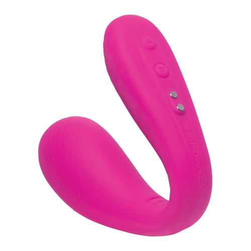 Lovense Dolce Adjustable Dual Stimulator Pink