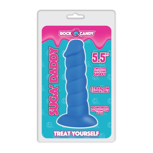 Dildo de Silicona Rock Candy Suga Daddy - Azul Optimizado