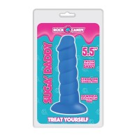 Dildo de Silicona Rock Candy Suga Daddy - Azul Optimizado