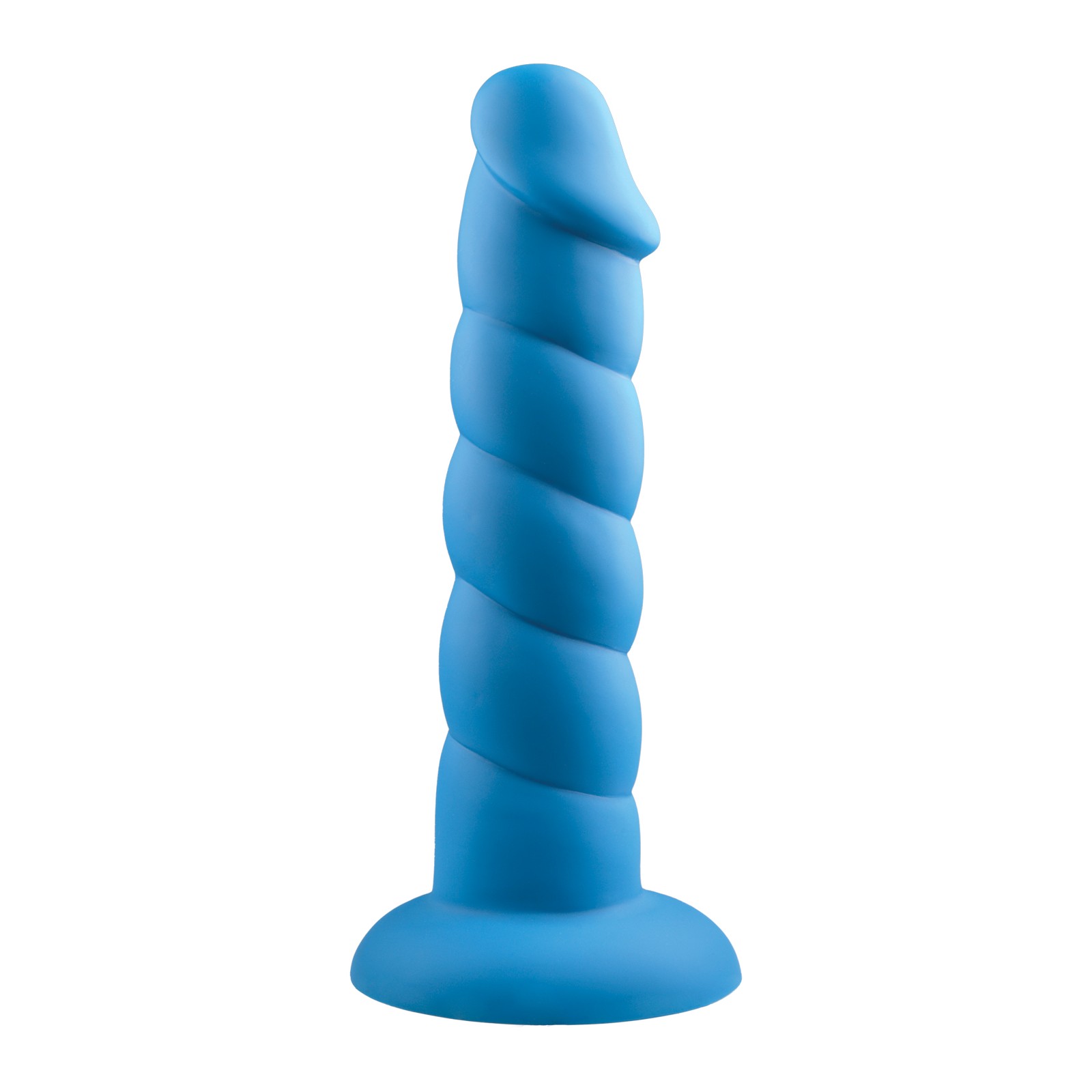 Rock Candy Suga Daddy Dildo de Silicona de 8 pulgadas Azul