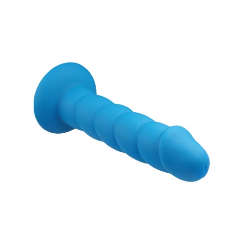 Rock Candy Suga Daddy 8-inch Silicone Dildo Blue