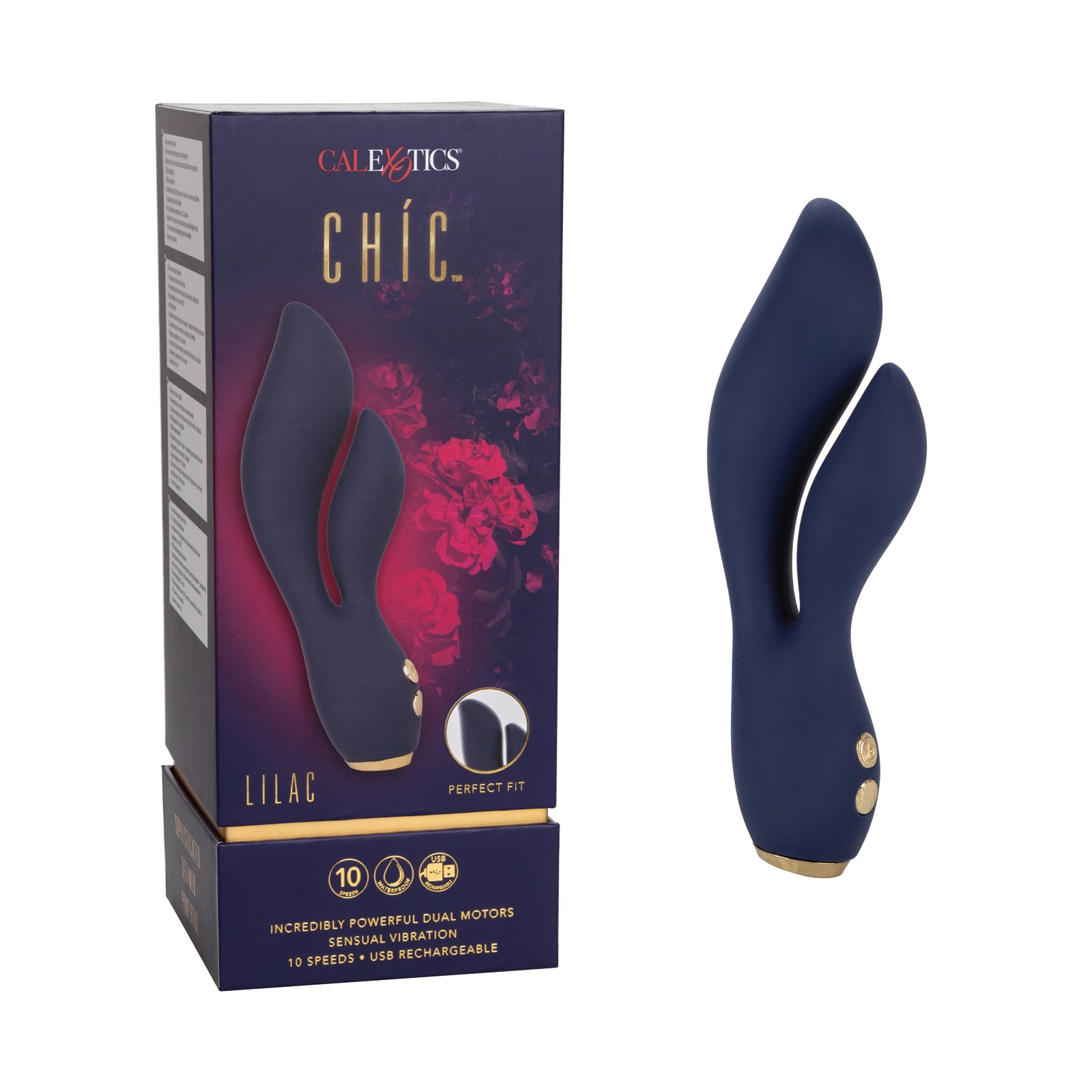 Chic Lilac Rabbit Massager Blue