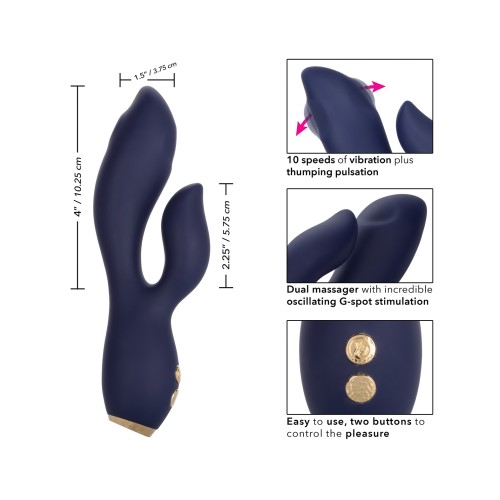 Chic Blossom Dual Massager Blue