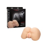 Stroke It Ass de Tamaño Real Marfil para Placer Realista