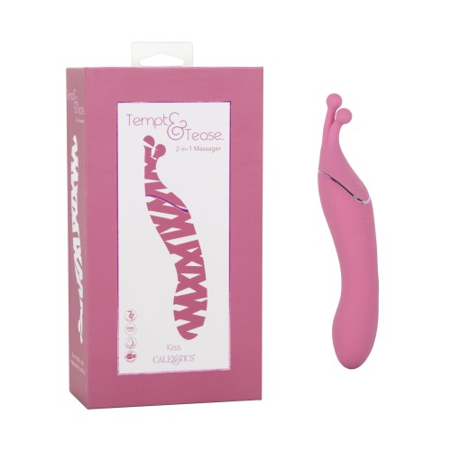 Tempt & Tease Kiss Pink Dual Massager