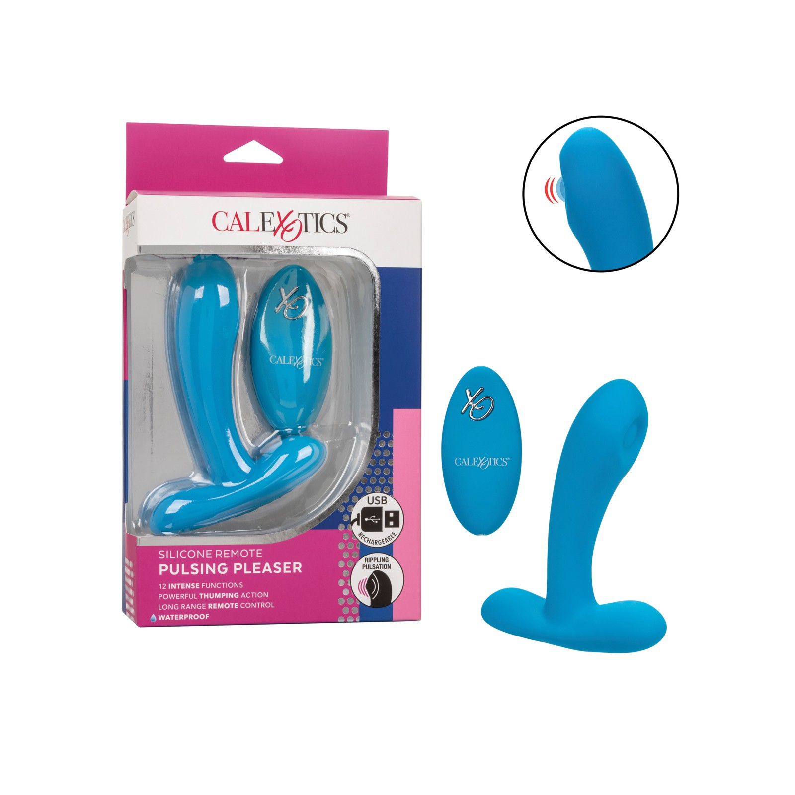 Silicone Pulsing Pleaser Remote Control